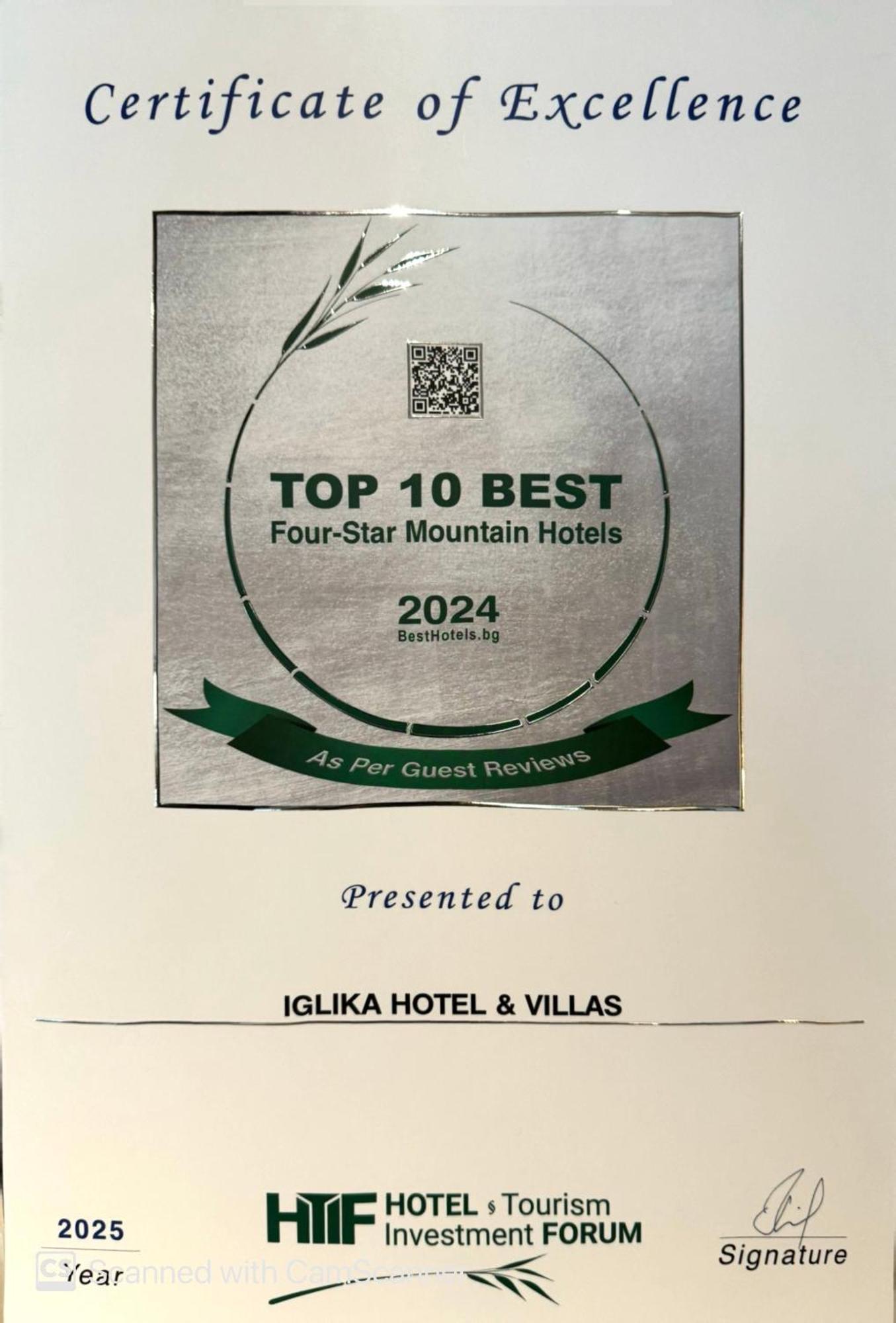 Iglika Hotel & Villas Borovets Eksteriør billede